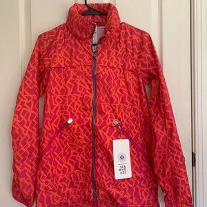 Lululemon Women's Miss Misty Windbreaker Jacket, 2015 Seawheeze, size 4 NWT